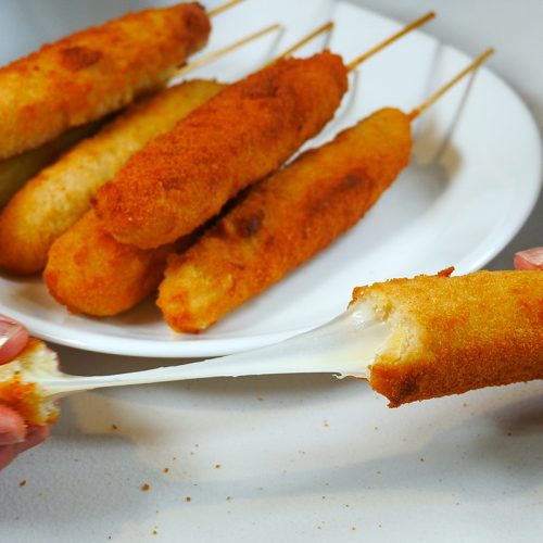Mozzarella Cheese Corn Dog Recipe / Korean Street Food – Shirley Cooking