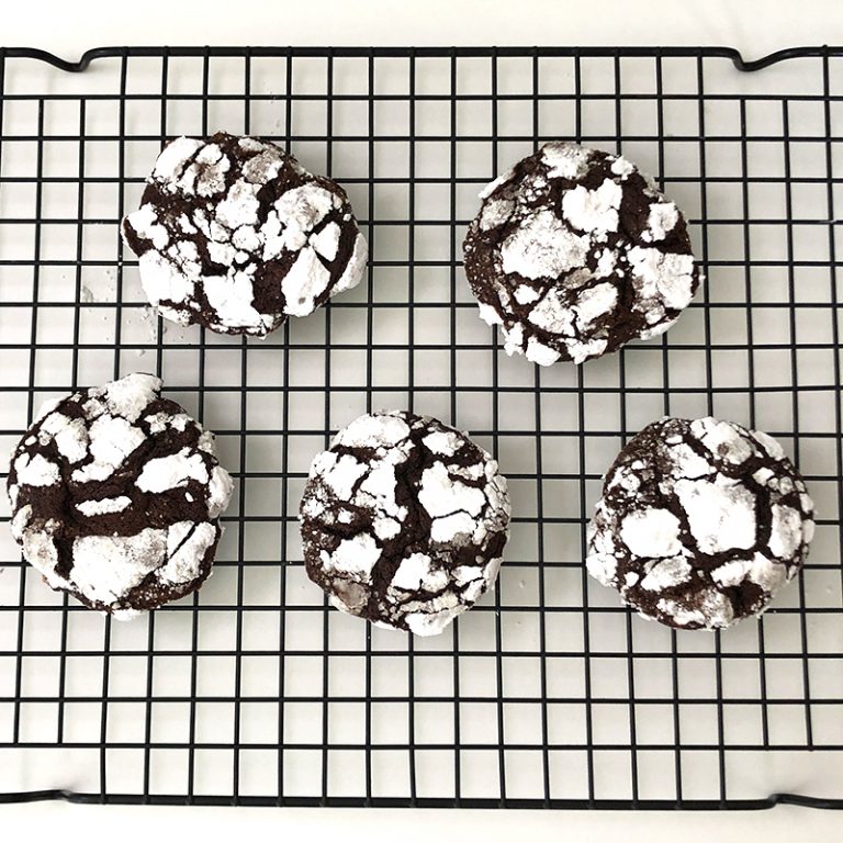 Chocolate Crinkle Cookies