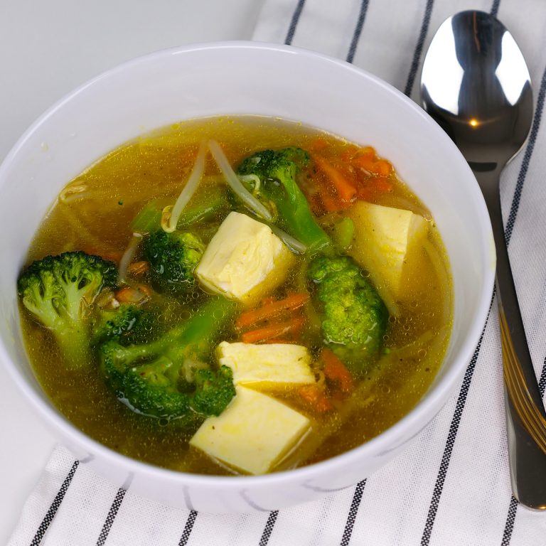 Homemade Clear Vegetable Soup Recipe