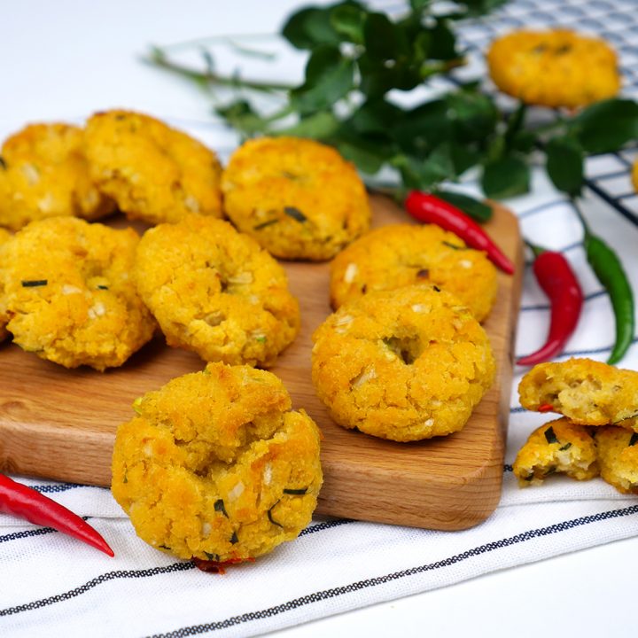 Baked Yellow Split Peas Fritters Shirley Cooking