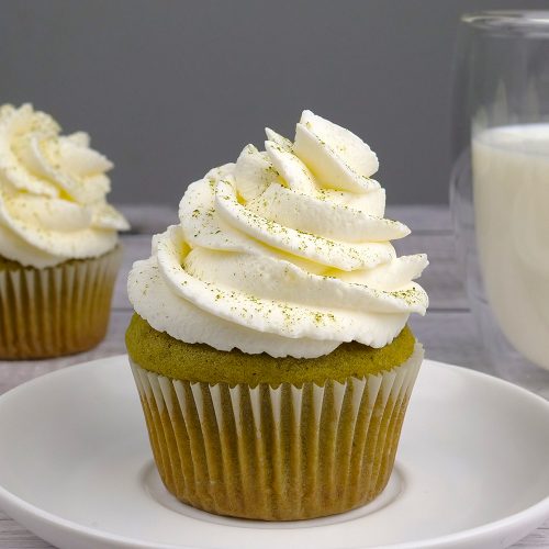Matcha Green Tea Cupcakes Shirley Cooking