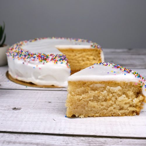Vanilla party cake recipe | BBC Good Food