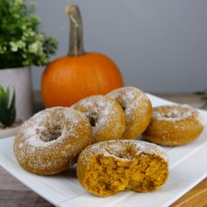 Vegan Baked Pumpkin Donuts