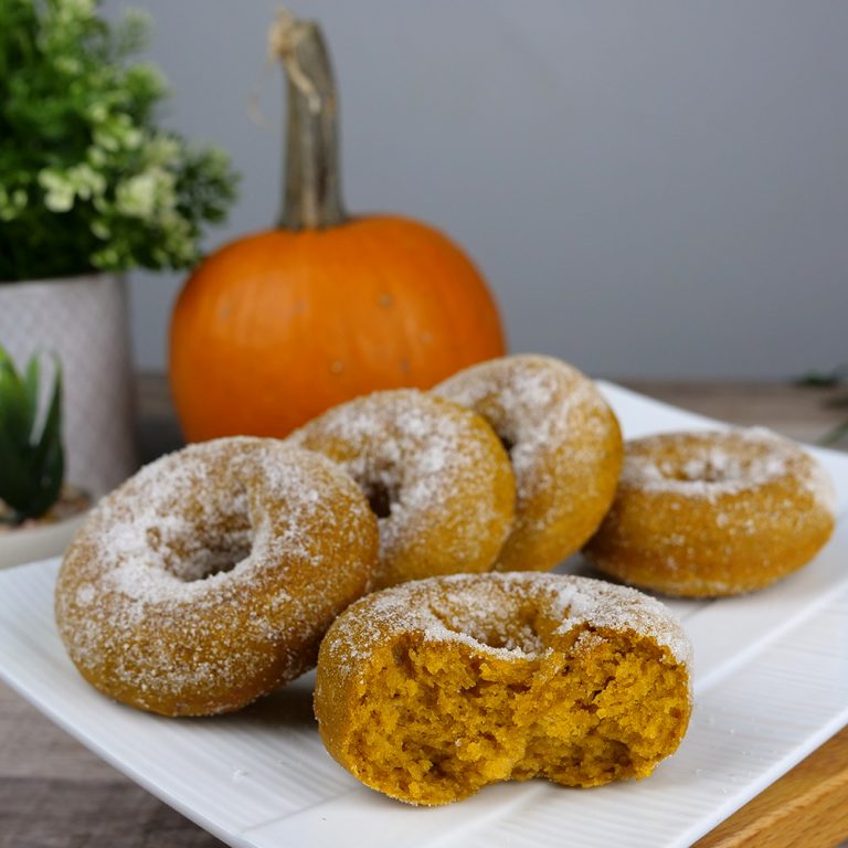 Vegan Baked Pumpkin Donuts
