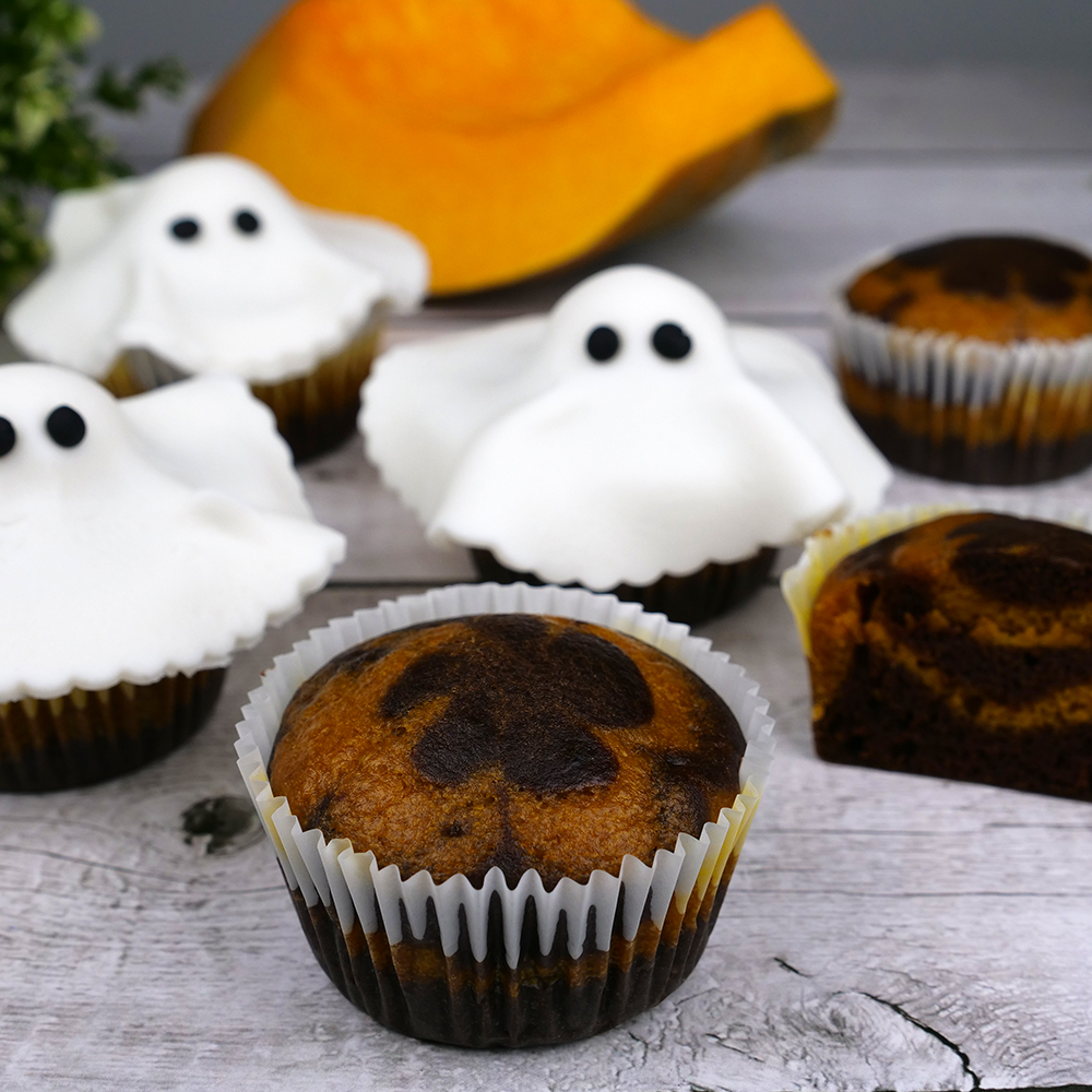 Vegan Chocolate Pumpkin Cupcakes