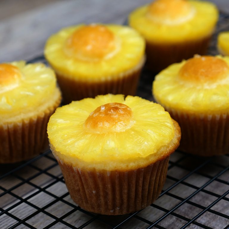Vegan Pineapple Cupcakes