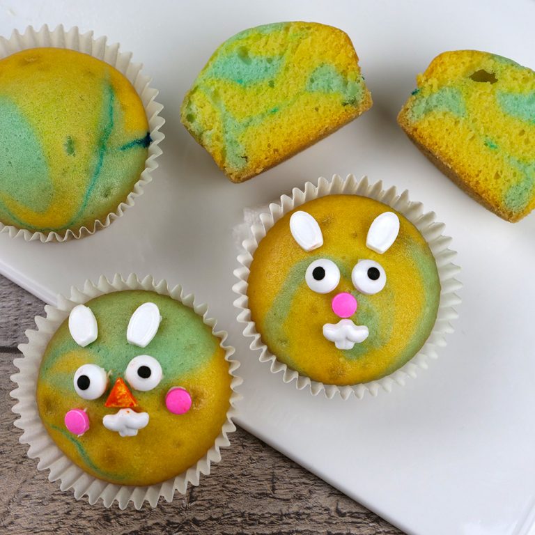 Vegan Easter Bunny Cupcakes
