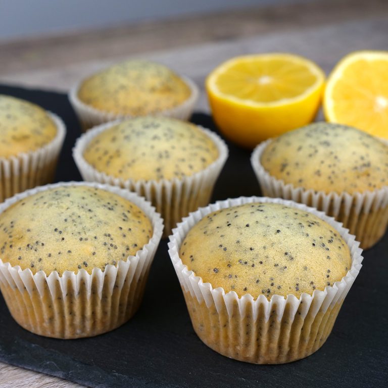 Vegan Lemon Poppy Seed Cupcakes