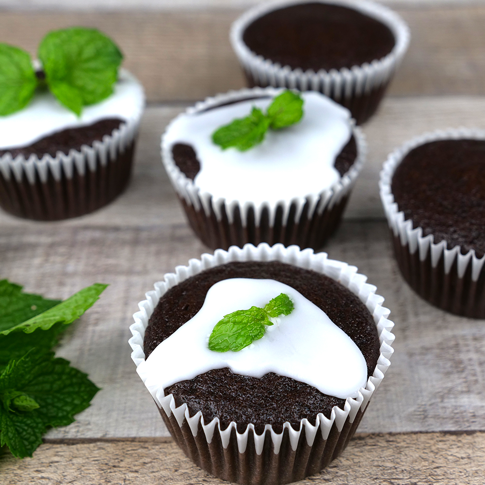 Vegan Chocolate Mint Cupcakes