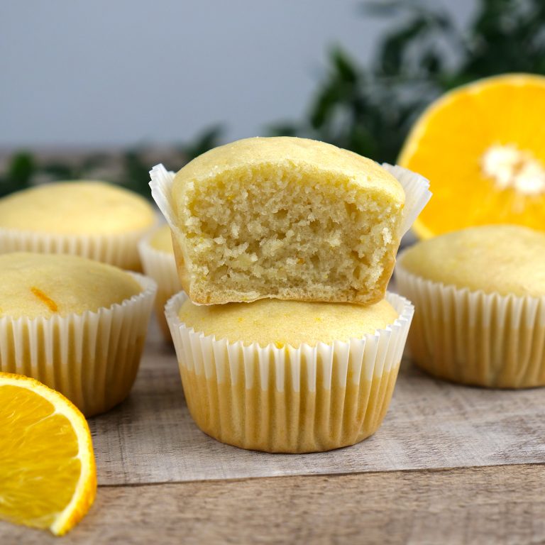 Vegan Orange Blossom Water Cupcakes