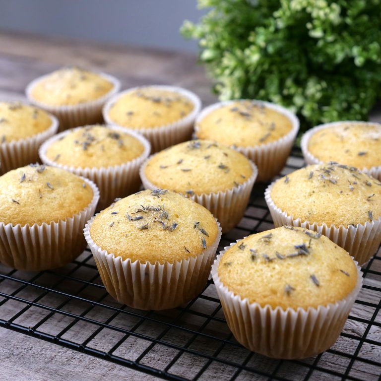 Vegan Lemon Lavender Cupcakes