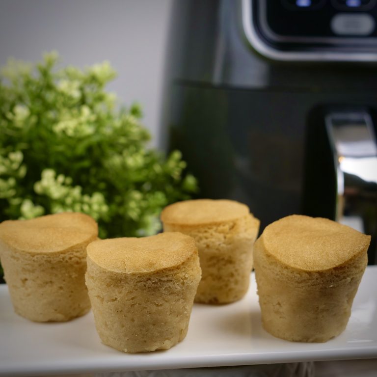 Gluten Free Vegan Vanilla Cupcakes In Air Fryer
