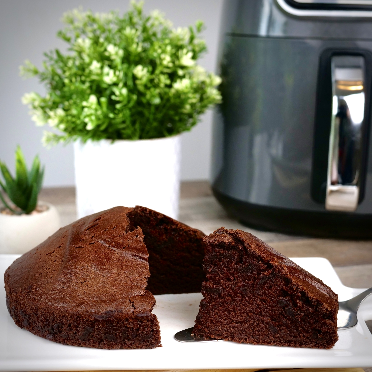 Vegan Chocolate Cake In Air Fryer Shirley Cooking