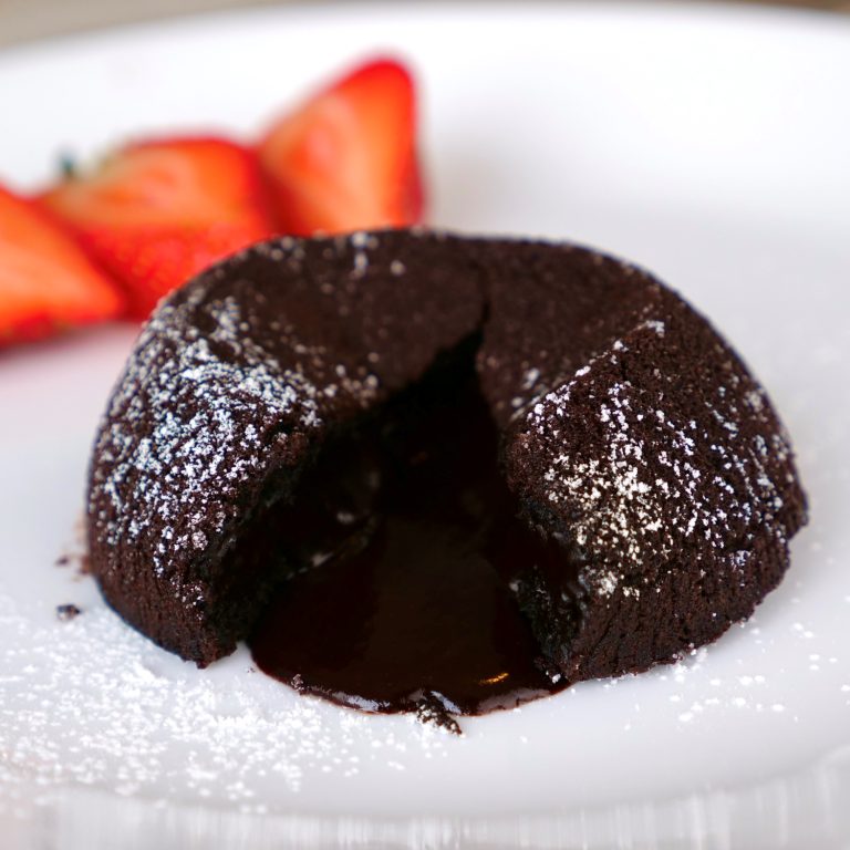 Vegan Chocolate Lava Cake In Air Fryer