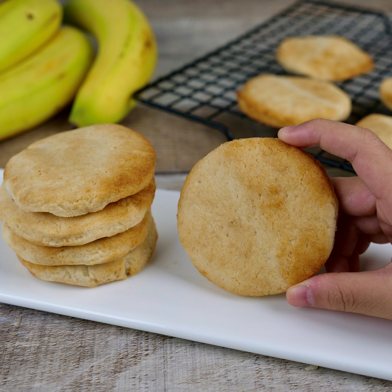 Vegan Banana Cookies In Air Fryer