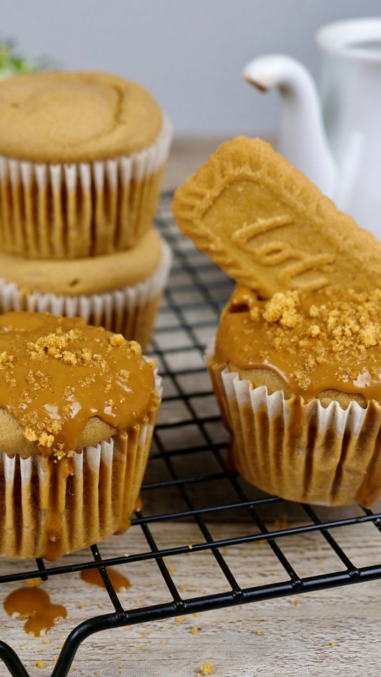 Vegan Biscoff Cupcakes
