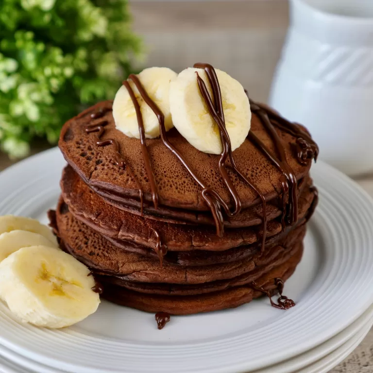 Vegan Chocolate Pancakes