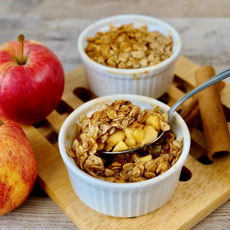 Vegan Apple Crisp In Air Fryer