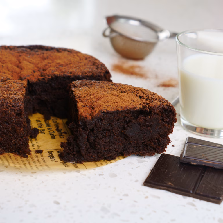 Almond Flour Chocolate Cake - Gluten Free Oil Free