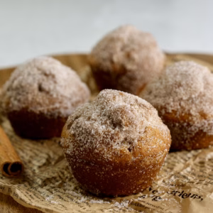 Eggless Dirt Bomb Muffins | Soft Cinnamon Sugar Donut Muffins