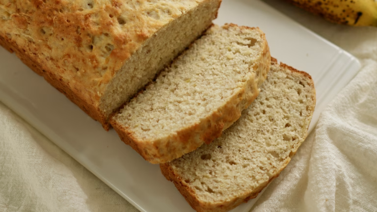Easy 5-Ingredient Vegan Banana Bread